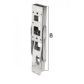 Folding arm for tables or seats